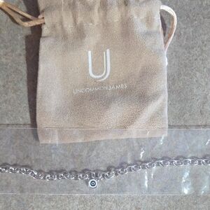 Uncommon James Silver Chain Bracelet with Charm